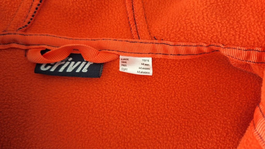 Kurtka softshell 110-116 granatowa dziewczynka.