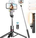 Kijek Selfie Stick uchwyt do telefonu  statyw Tripod L15 z Lampa LED