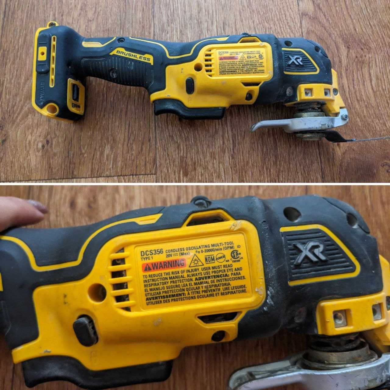 Бесщеточный реноватор Dewalt XR DCS356 20V комплект