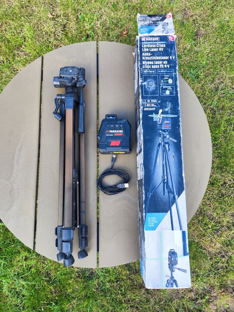 Laser krzyżowy parkside performance około 360 b2