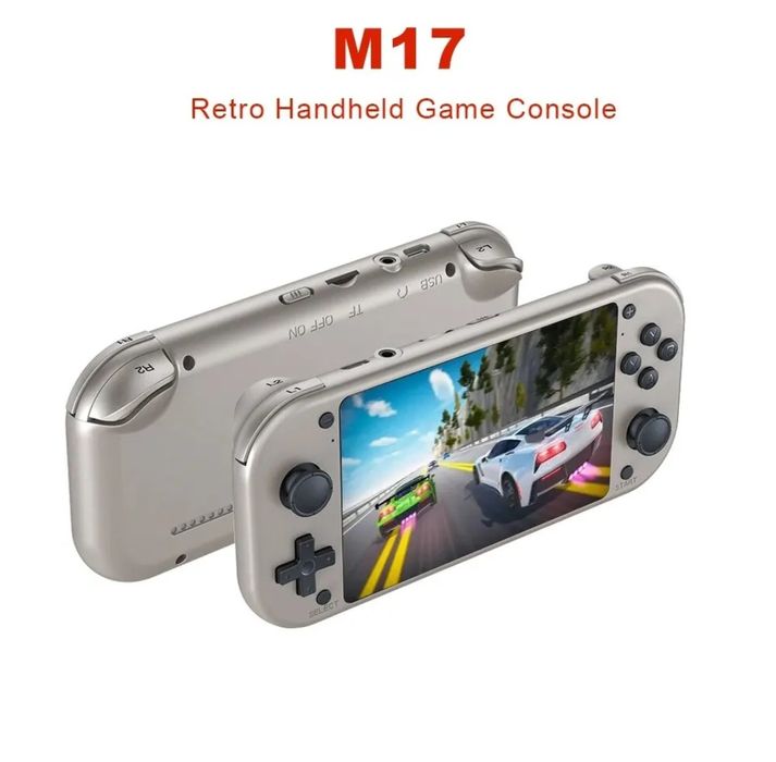 Портативная игровая консоль приставка Boyhom M17,IPS-4.3inch,128gb-SD#