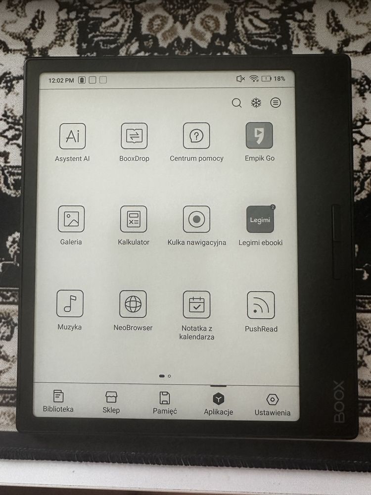 Czytnik Onyx Boox Page Czarny, na gwarancji