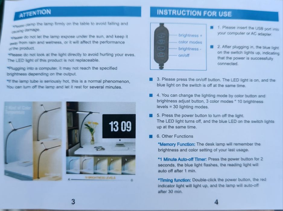 Luz Led para PC e Secretária nova