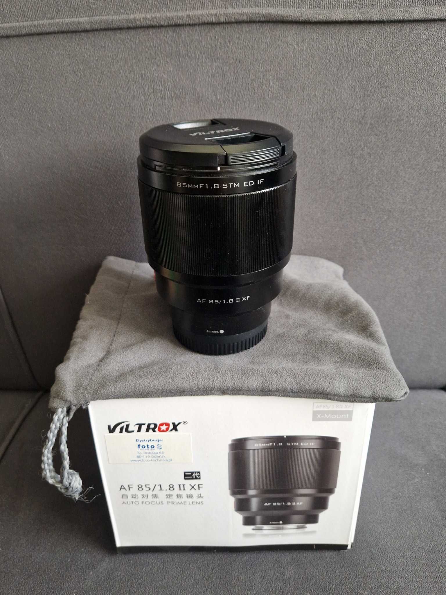 OBIEKTYW VILTROX 85mm F1.8 II XF na fuji x fujifilm x jak nowy