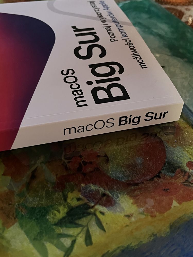 Ksiązka Big Sur macOS mozliwosci komputerów Apple
