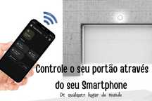 Instalação de controlador de portão/porta através do smartphone