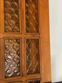 Drewniane drzwi lata 70-80