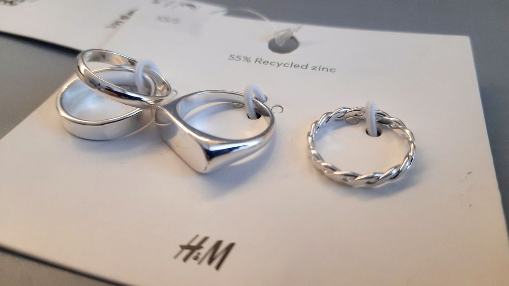 Pierścionki H&M komplet