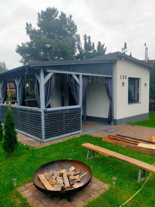 Działka rekreacyjna  domek całoroczny woda prąd