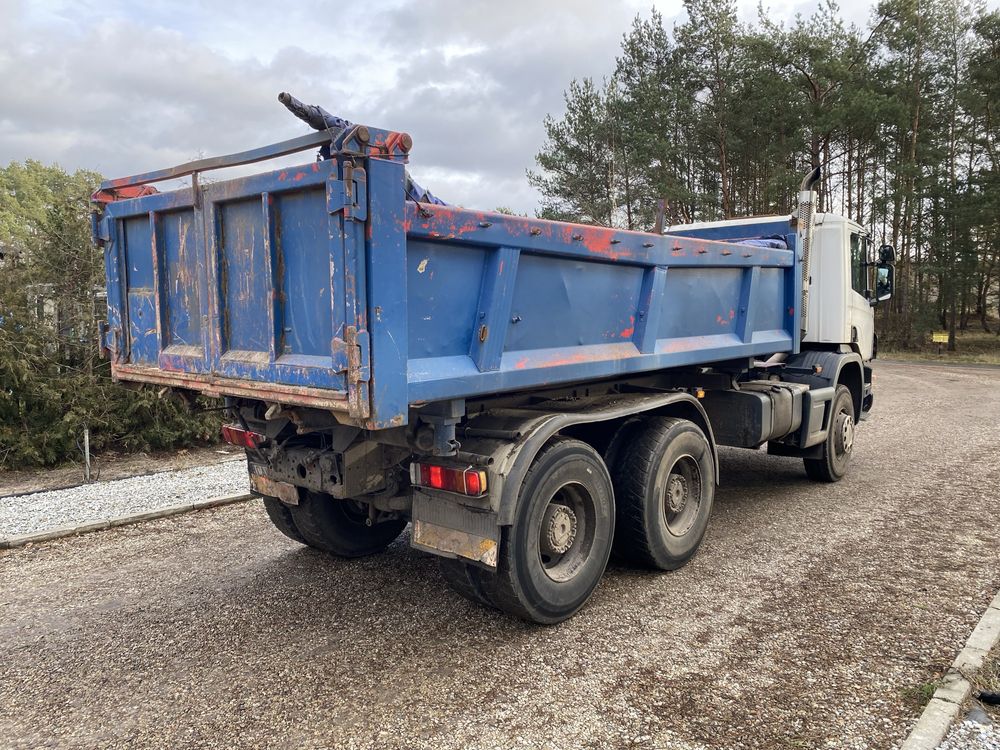 Scania 114c 6x4 wywrotka ,3-oska  , hydroburta , manual