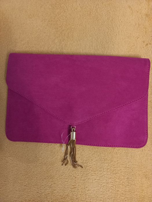 Клатч з натуральної замші