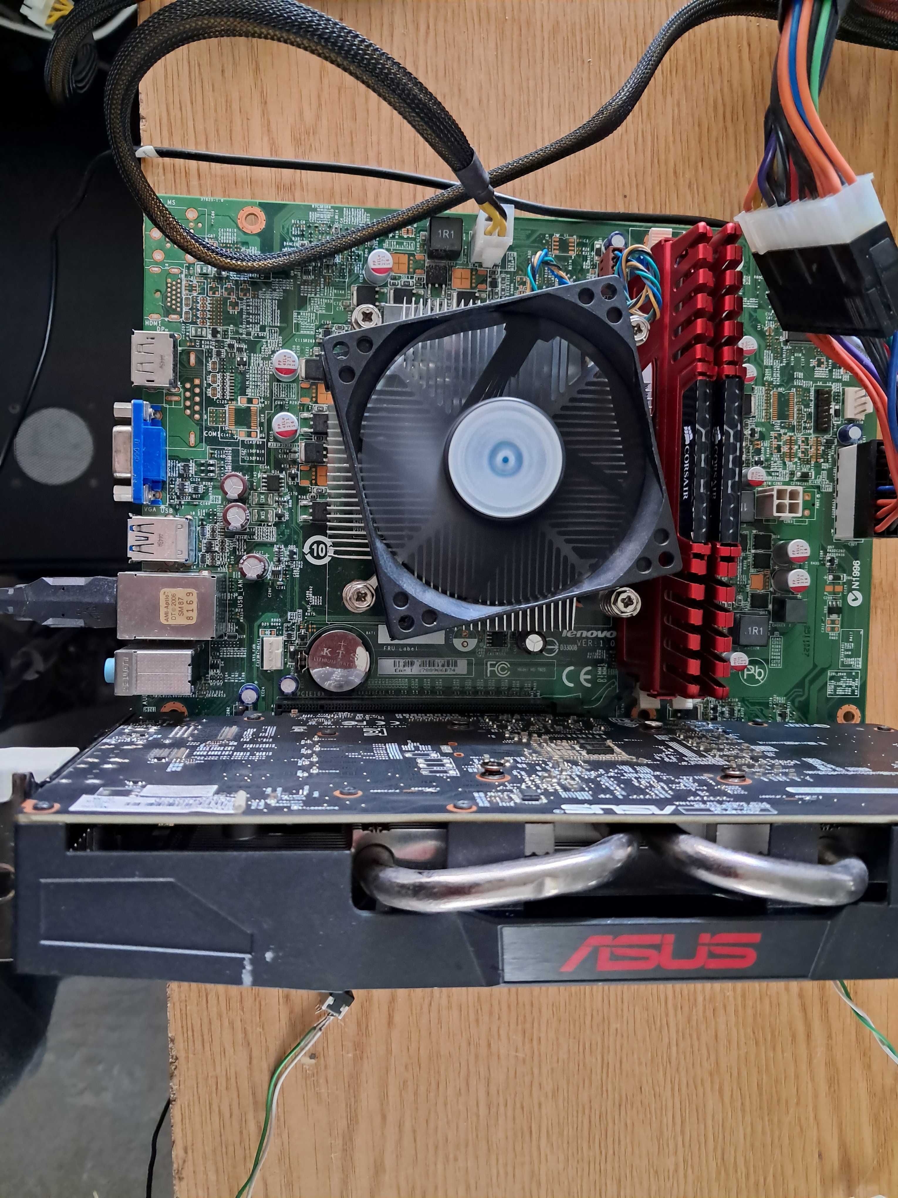 Board Lenovo ThinkCentre E73 + I5 4670K+8GB RAM+Cooler+Adaptador ATX
