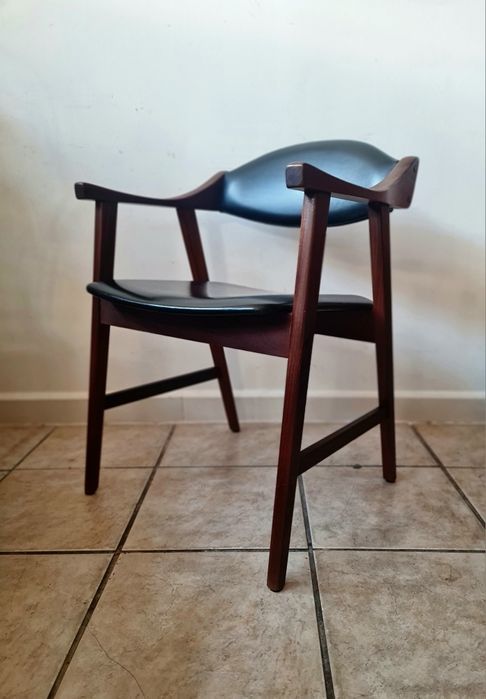 Krzesło tekowe do biurka proj.Arnta Lande dla Stokke,Norwegia, mid-c