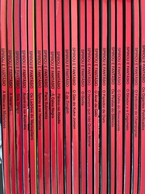 Livros BD - As aventuras de Spirou e Fantásio