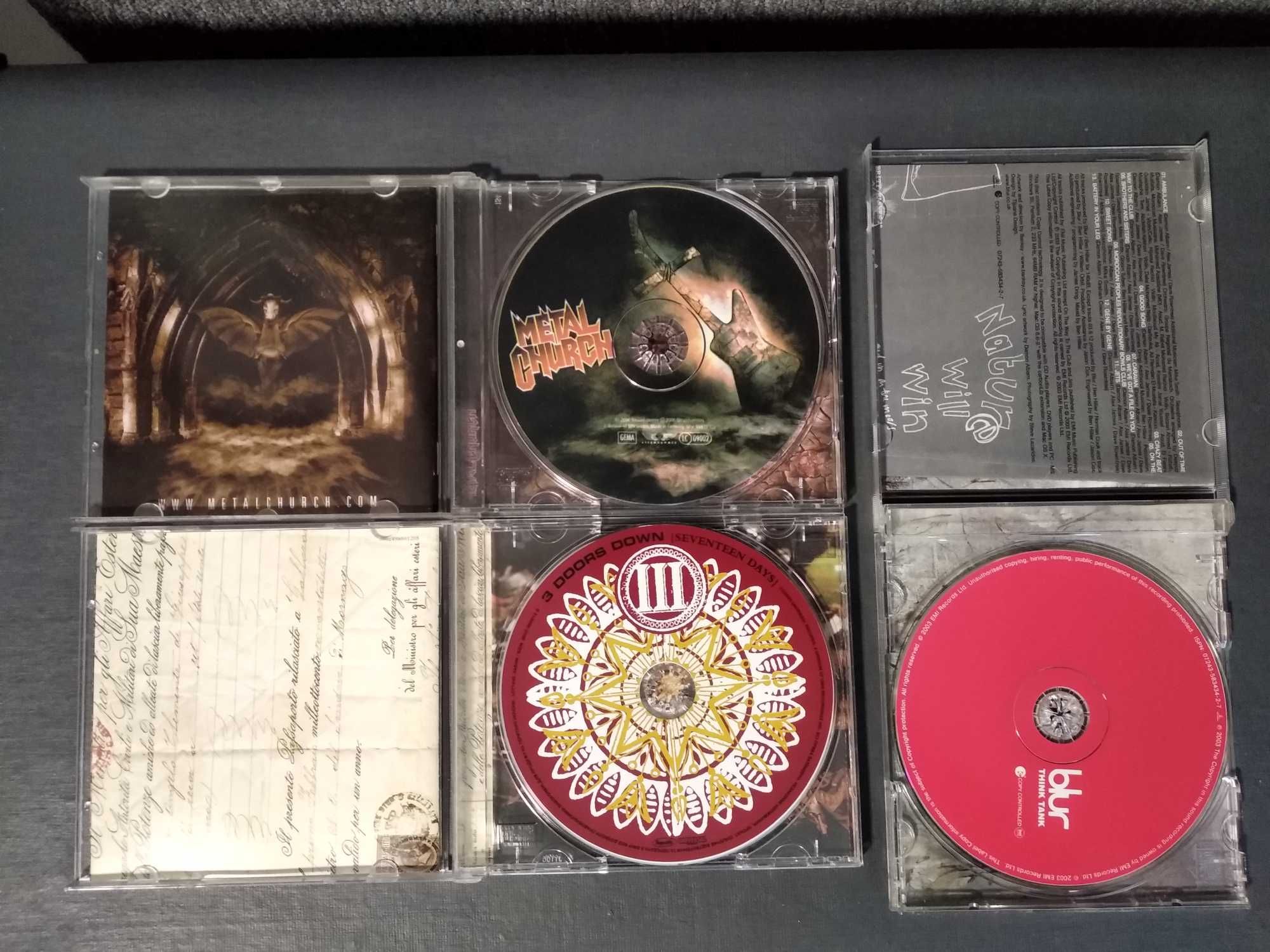 Диски Metal Church, Blur, 3 Doors Down (rock, metal, alternative)
