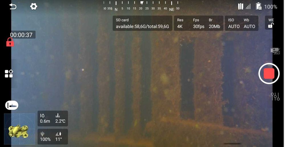 Dron podwodny ROV Chasing M2 Fotografia podwodna Inspekcje podwodne