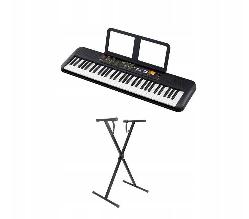Yamaha PSR-F52 keyboard zasilacz statyw