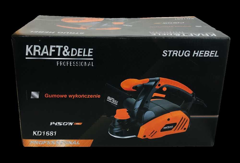 KRAFT&DELE Strug Elektryczny Stolarski Hebel 1450w Strugarka KD1681