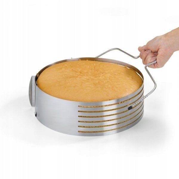 zestaw do pieczenia ciasta tortu stalowy 8el.