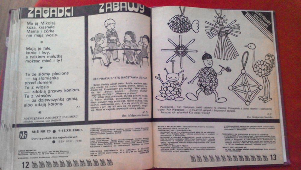 PRL archiwalne wydanie Misia Miś 1984 rok