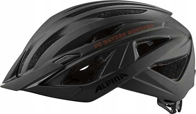 Kask rowerowy Alpina Parana Black Matt FC Bayern M 55-59cm