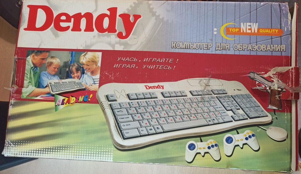 Dendy игровая приставка клавиатура компьютер 8-bit