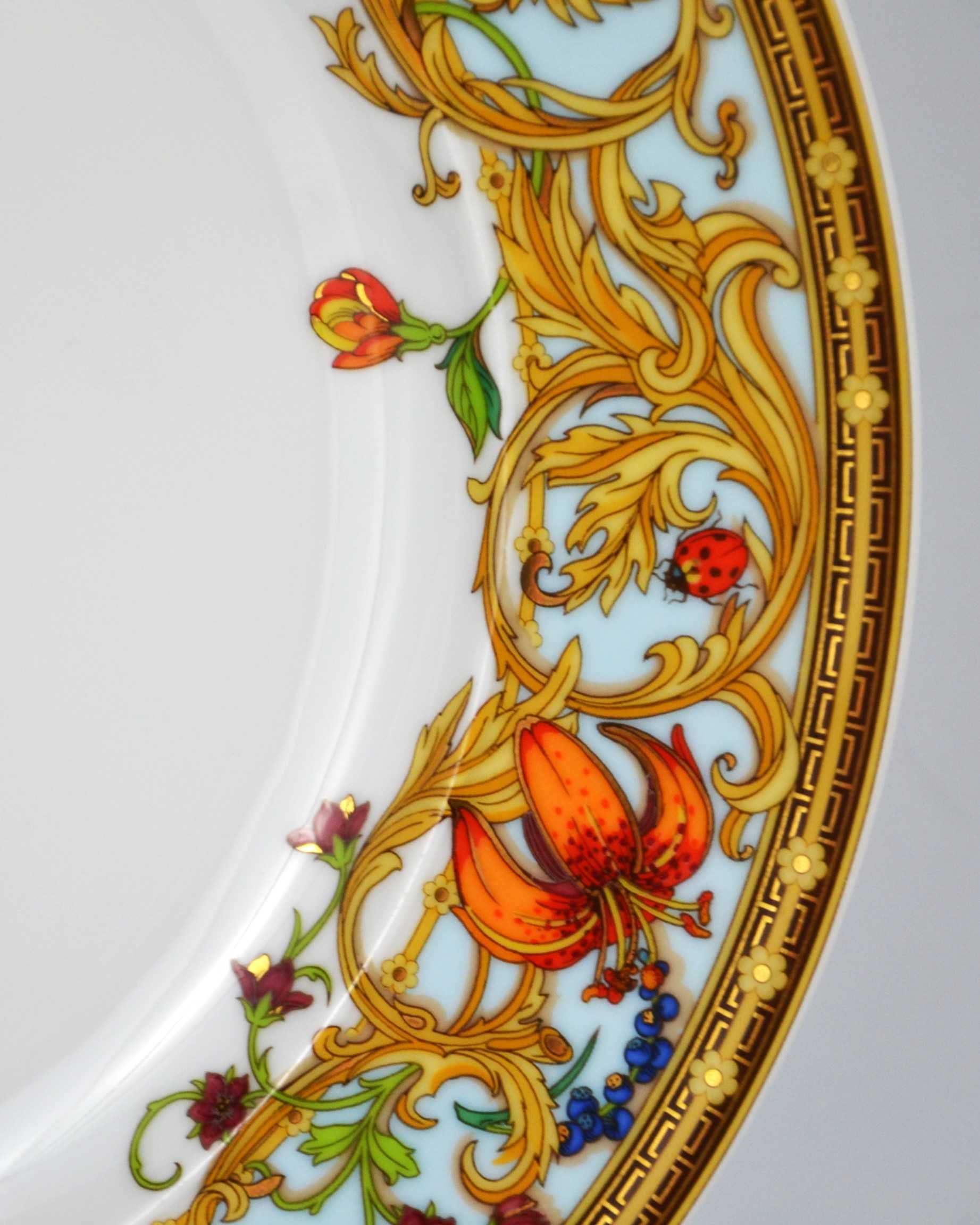 Patera 27cm Versace/ Rosenthal Ogród Motyli Modern Design XXw