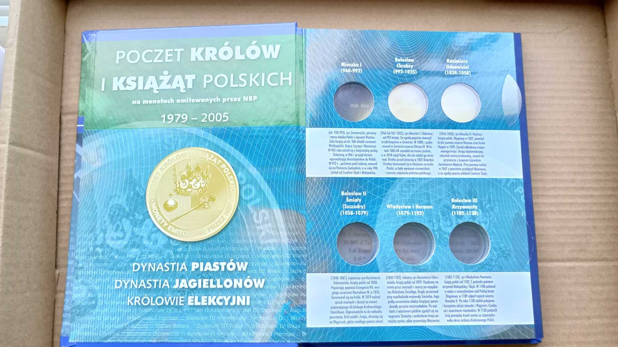 Stare monety Ksiązka Klaser Poczet Królów i Książat Polskich