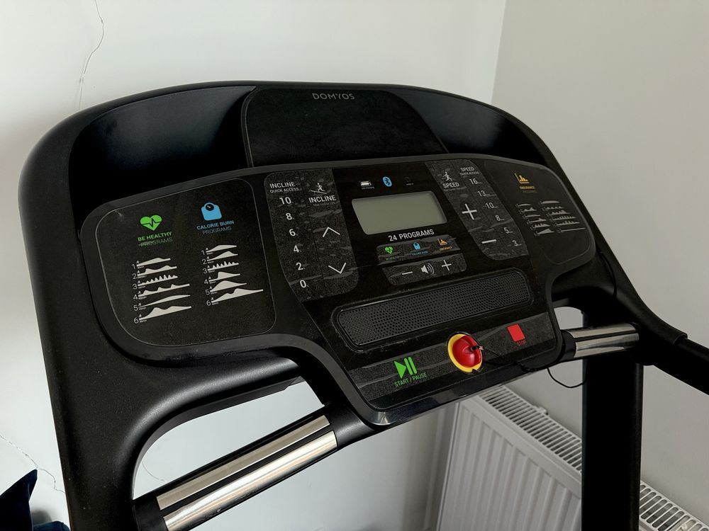 Bieżnia składana domowa domyos t540c decathlon z matą