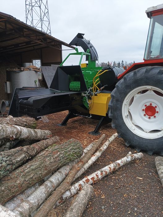 Rębak bębnowy do drewna