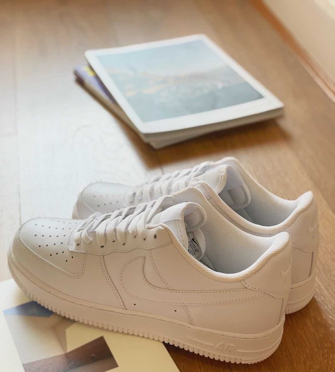 Unisex/Damskie/Trampki/Nike Air Force 1 Low '07 White R.38