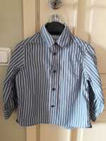 Stylowa koszula cotton paski white & blue r 2 - 3l/98 cm