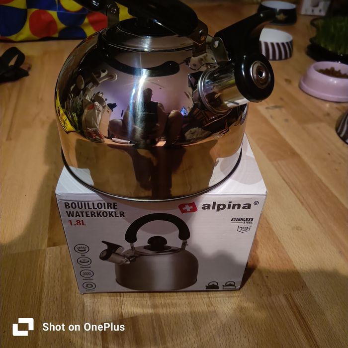 Czajnik stalowy na gaz