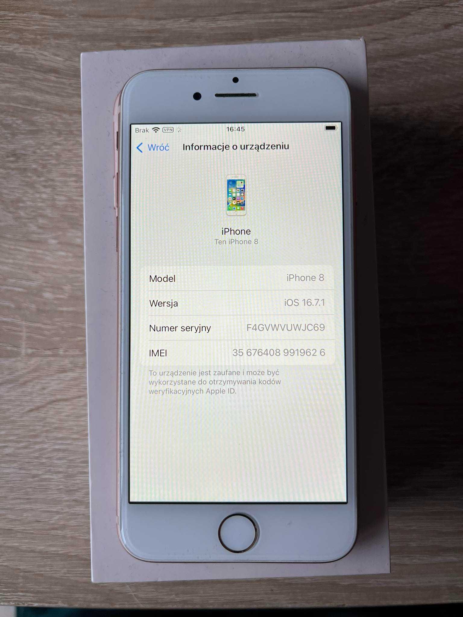IPHONE 8 64GB nowa bateria