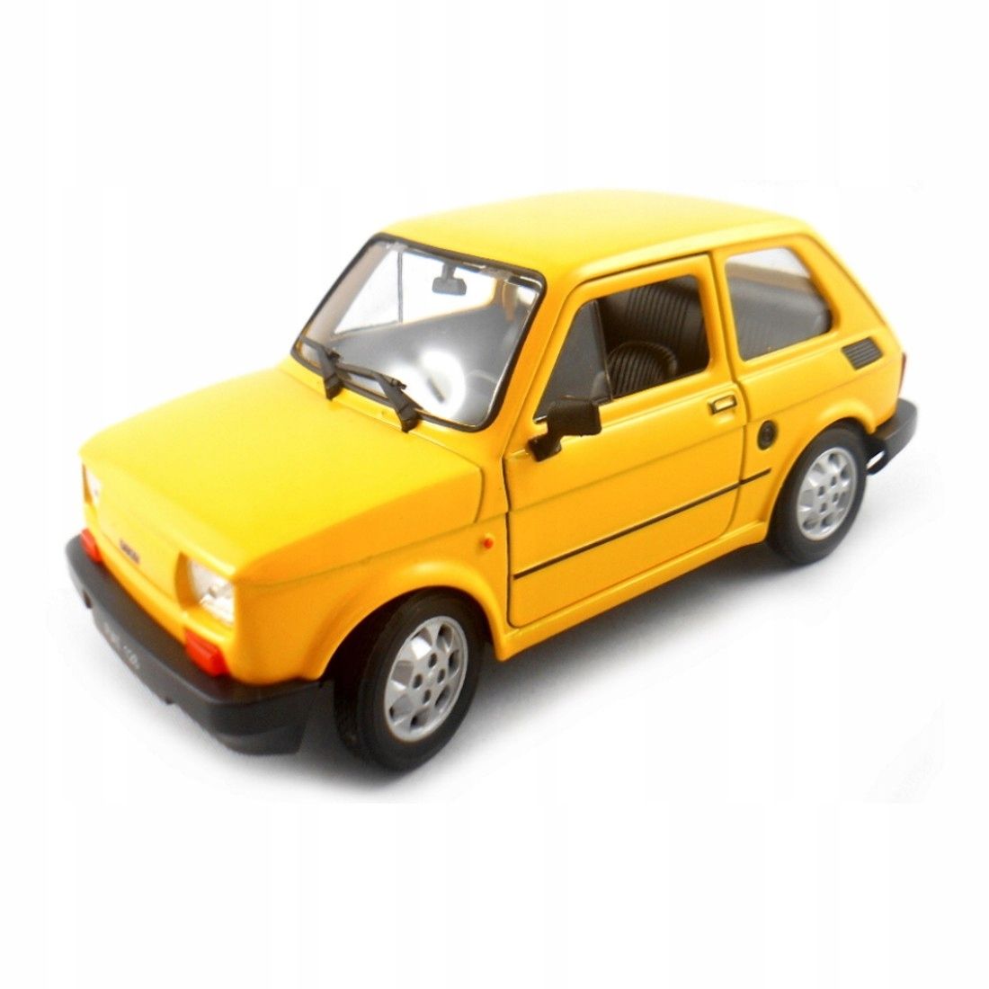 Fiat 126p Maluch PRL żółty skala 1:21 Welly