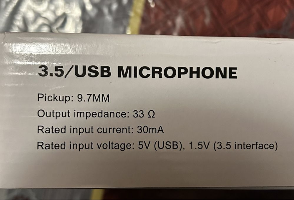 3.5/USB Microphone
