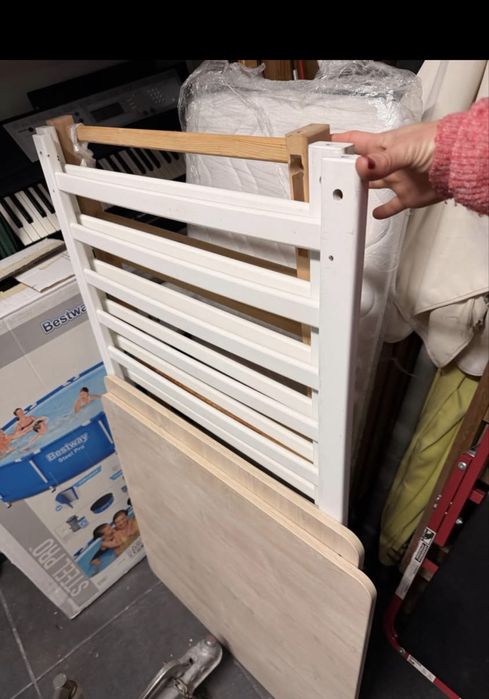 Lindo Berço estilo nórdico + colchão (evolutivo dos 0 aos 3 anos)