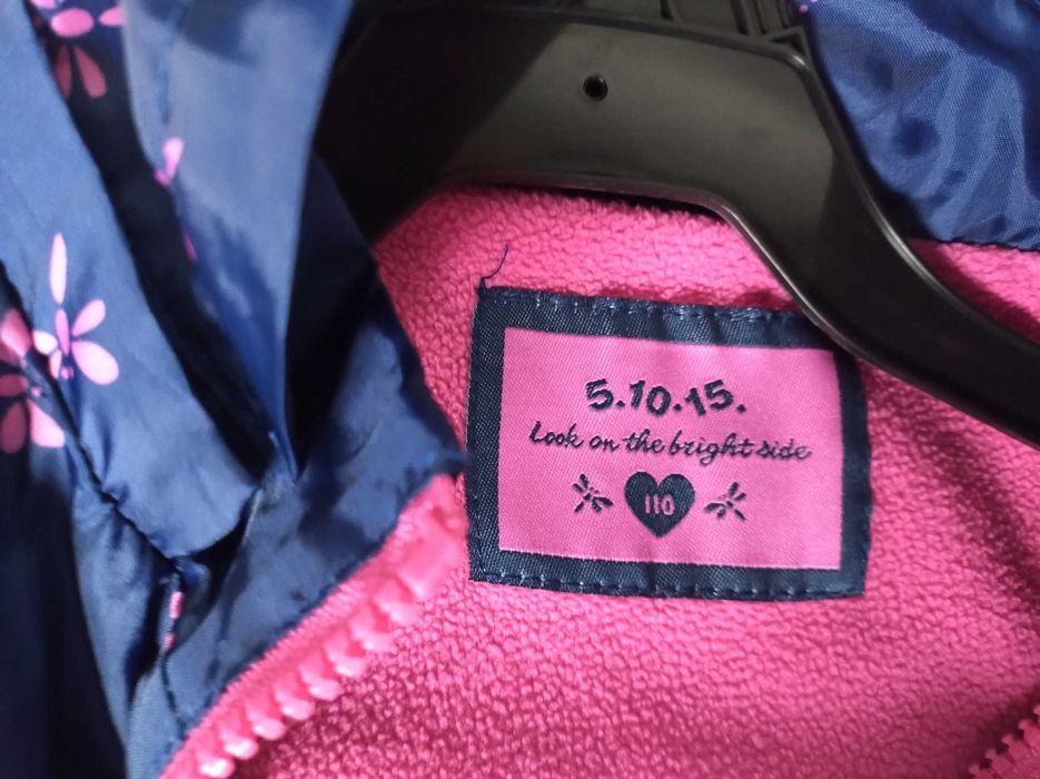 Kurtka dziewczęca ocieplana 5.10.15 r. 110