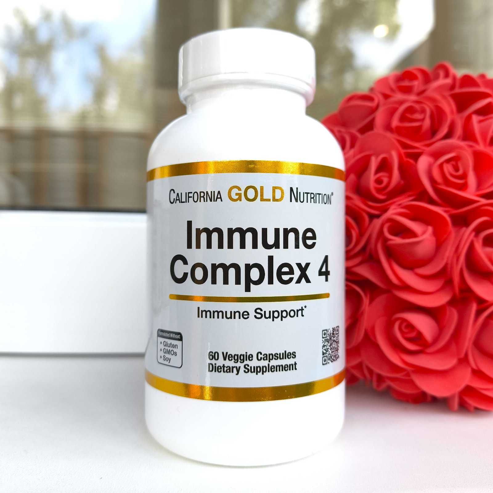 Immune 4 Для иммунитета, США, витамин С, витамин Д3, цинк, витамин D3