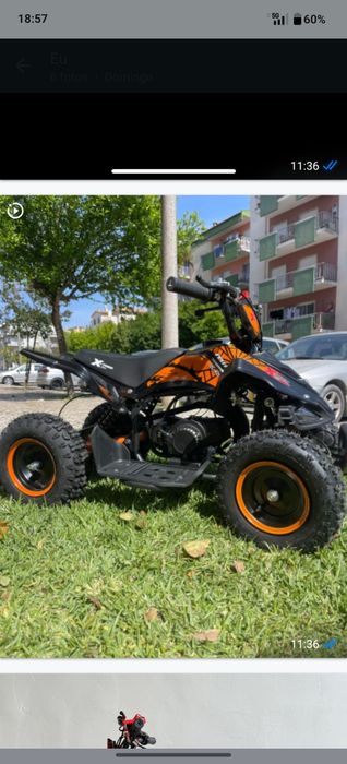 Mini moto 4 com 50 CC gasolina