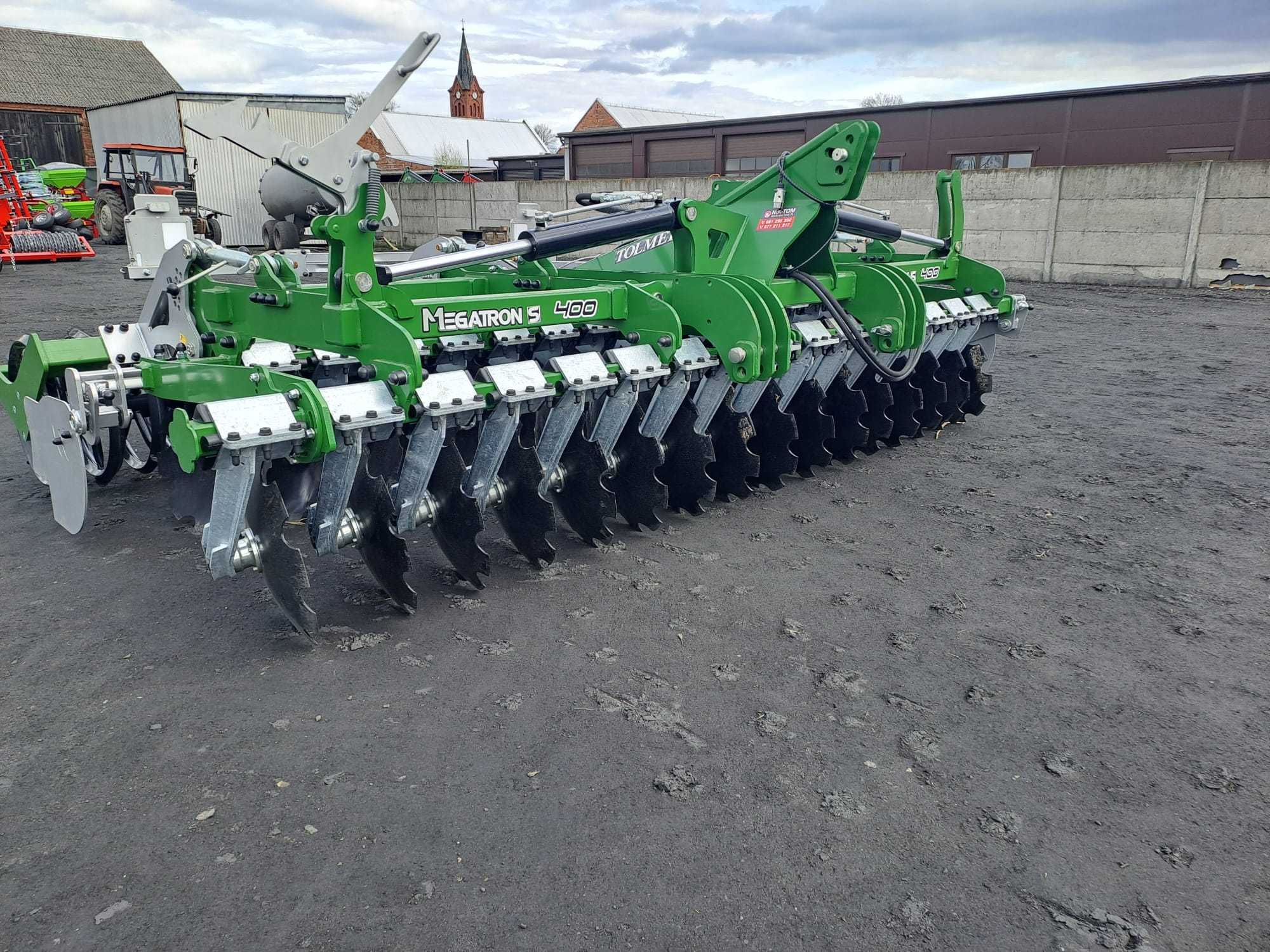 Brona talerzowa Megatron S hydraulicznie składana Tolmet raty Dostawa