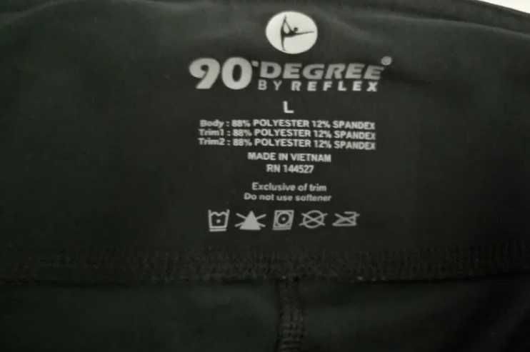 90 DEGRRE by REFLEX Damskie Leginsy,Spodnie Treningowe YOGA L Nowe !!!