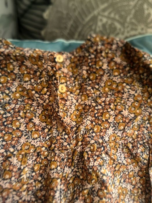 Tunika/sukienka Zara + kwiatowe delikatne body