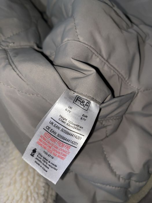 Зимова курточка на дівчинку куртка для дівчинки 6-7 років 116-122 см