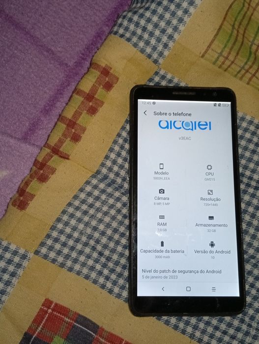 Smartphone Alcatel dual sim de 32gigas