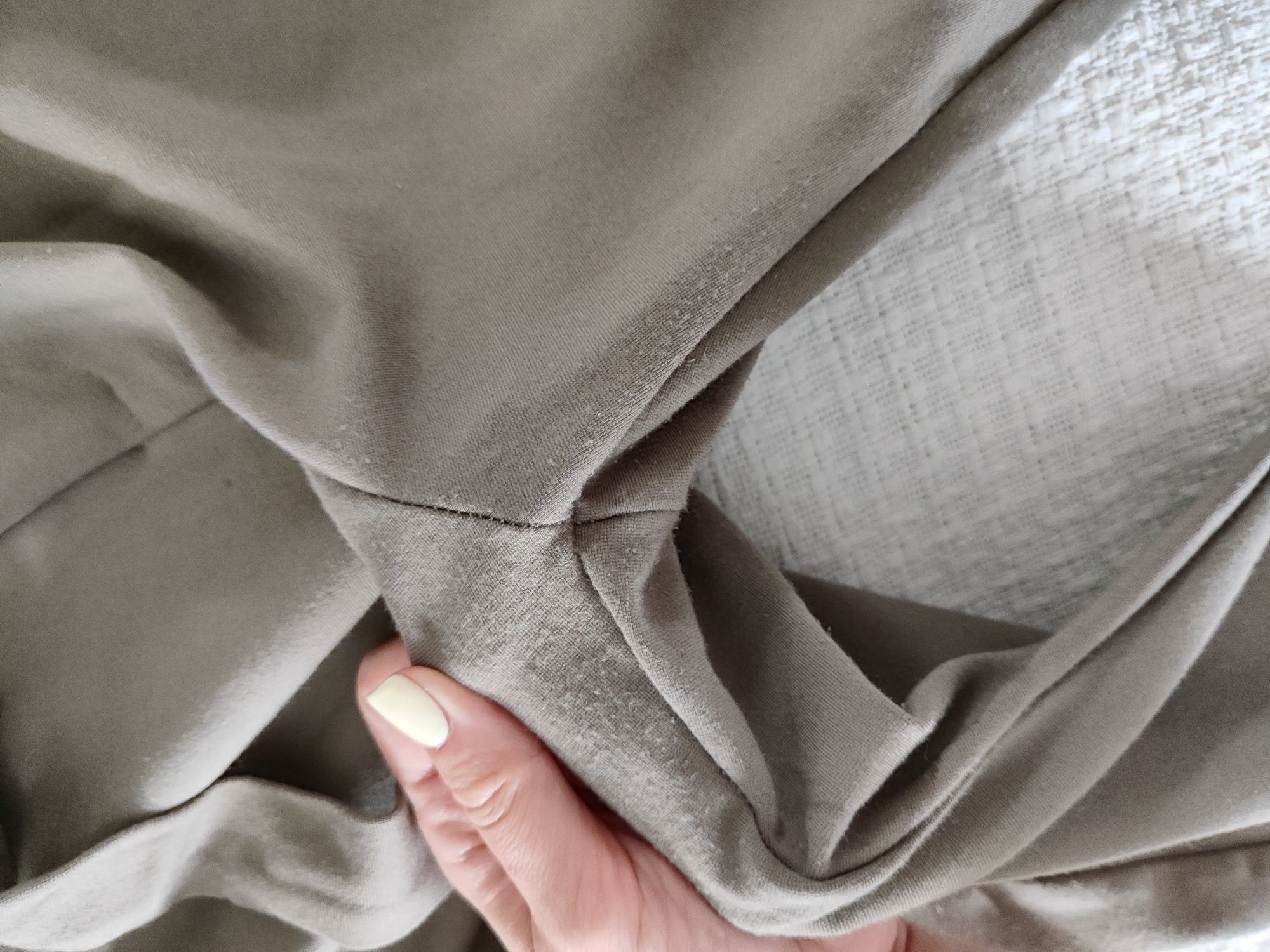 Spodnie khaki paper bag khaki Vero Moda S