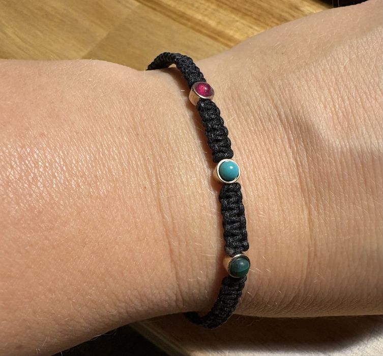 TOUS bransoletka Super Power kamienie pudelko torebka