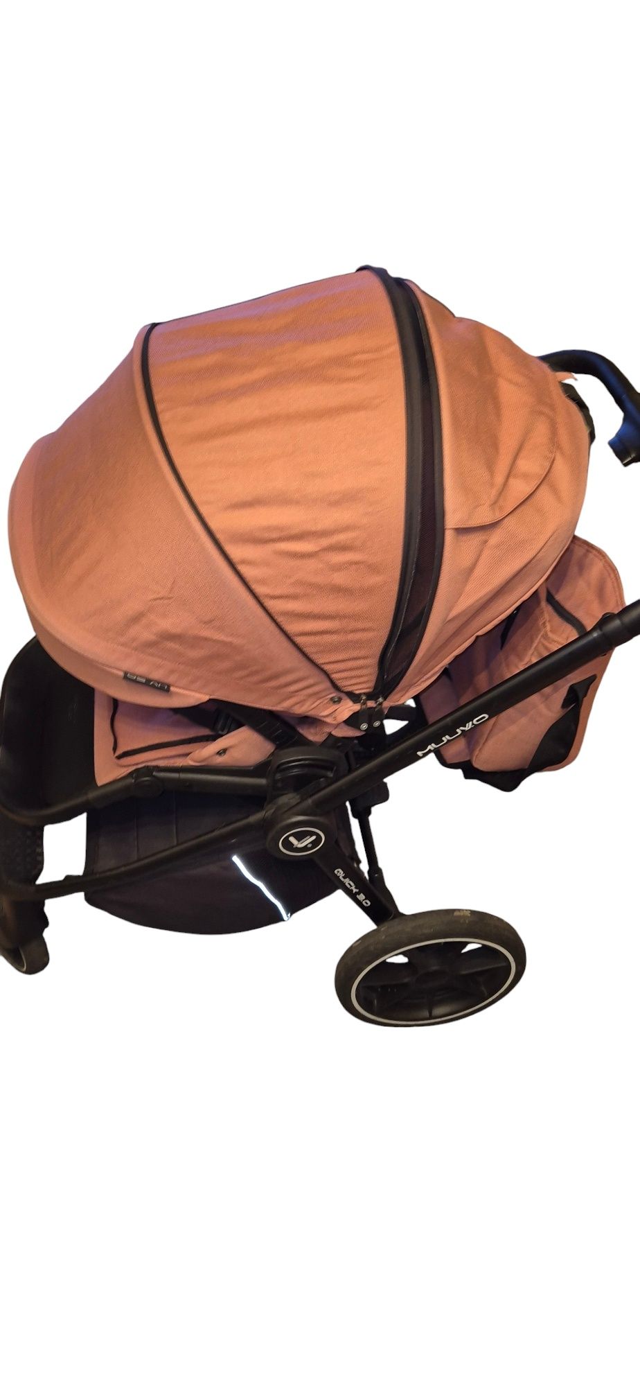 Spacerówka Muuvo Quick 3.0 pure pink. Rama matowa