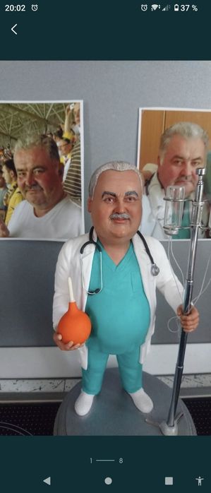 Эксклюзивный подарок. Портретная кукла шарж. Статуэтка по фото