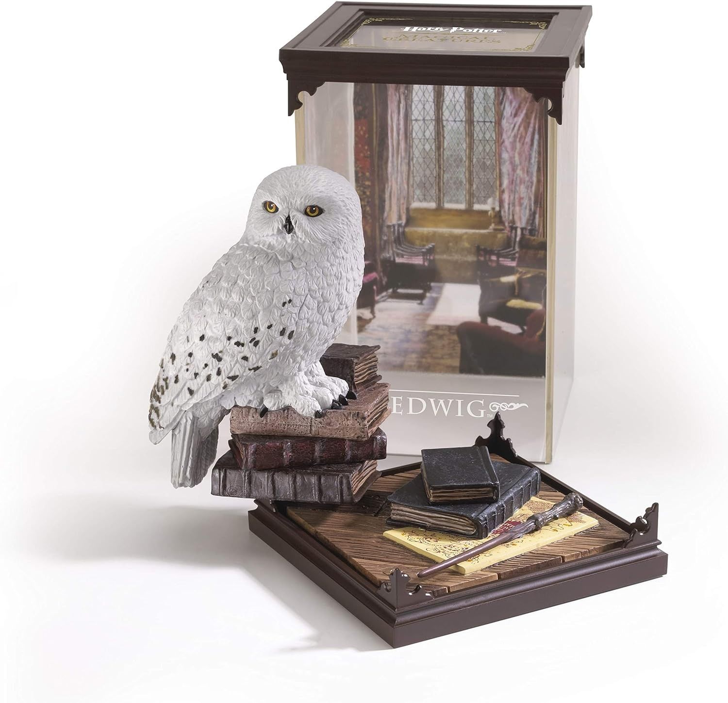 Harry Potter figura Hedwig 18,5 cm em expositor acrílico NOVO ENVIOGR